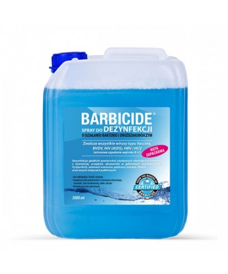 BARBICIDE Спрей для дезинфекции поверхностей, ароматизированный. 5000 мл